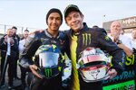 Lewis Hamilton und Valentino Rossi 