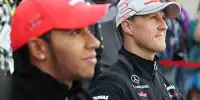 Bild zum Inhalt: Schon 2008 prophezeite Schumacher: Hamilton kann meine Rekorde brechen!