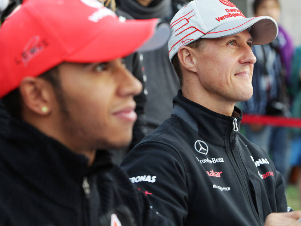 Michael Schumacher, Lewis Hamilton