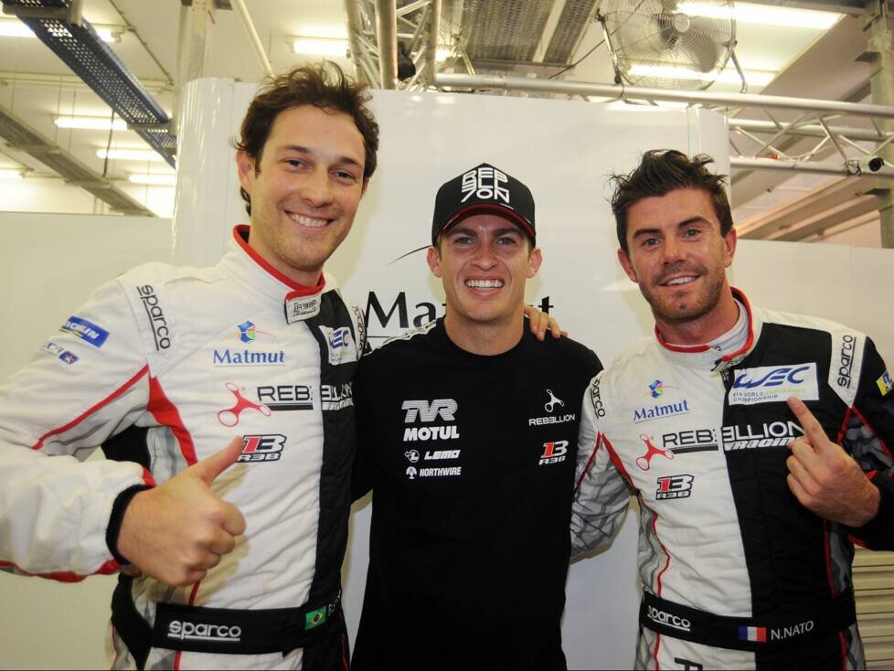 Bruno Senna, Gustavo Menezes, Norman Nato