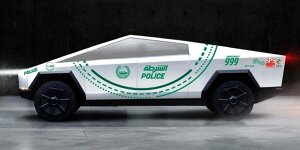 Tesla Cybertruck ergänzt Dubai Police Force