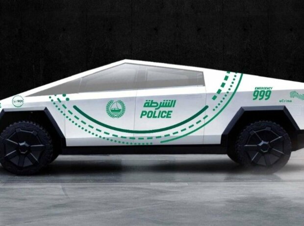 Titel-Bild zur News: Tesla Cybertruck for Dubai Police