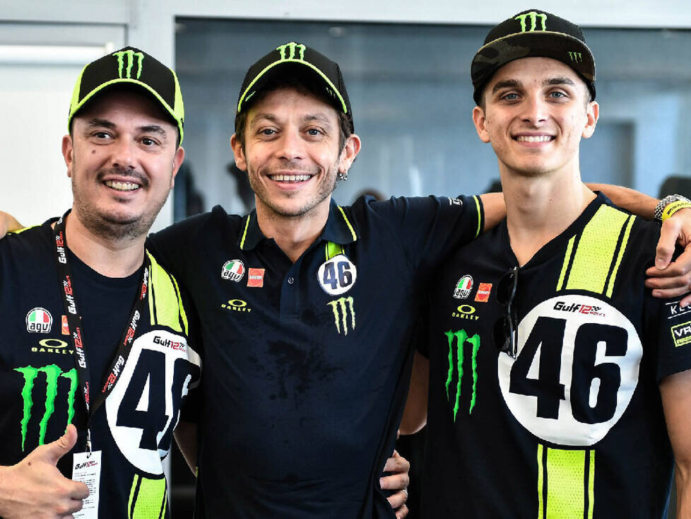 Alessio Salucci, Valentino Rossi, Luca Marini