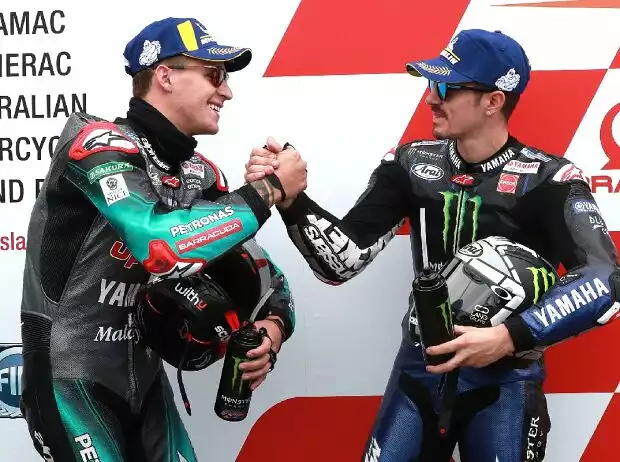 Titel-Bild zur News: Maverick Vinales, Fabio Quartararo