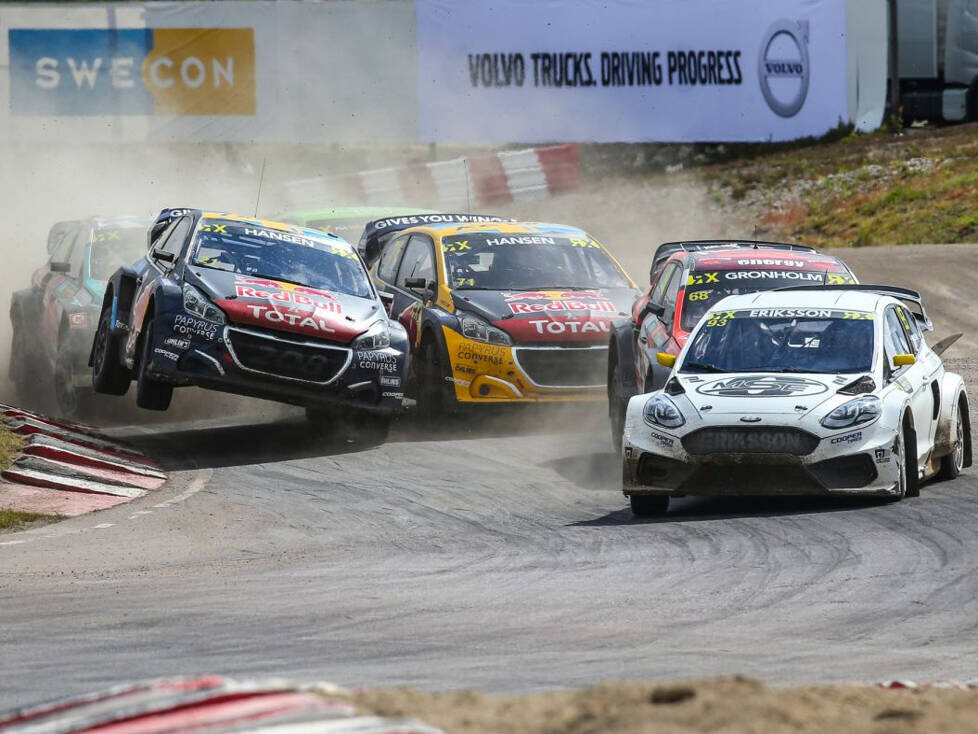 Rallycross-Action in Höljes