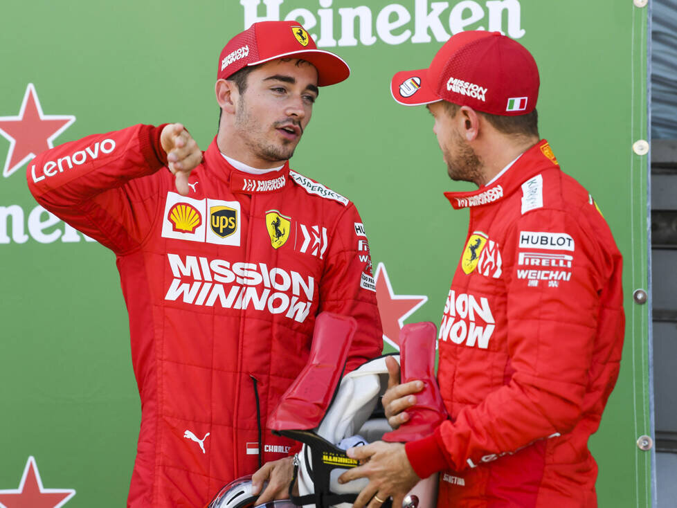 Charles Leclerc, Sebastian Vettel