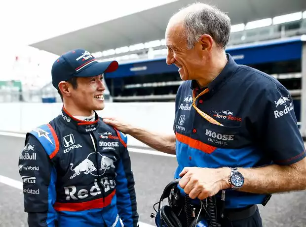 Naoki Yamamoto, Franz Tost Titel-Bild zur News: Naoki Yamamoto, Franz Tost