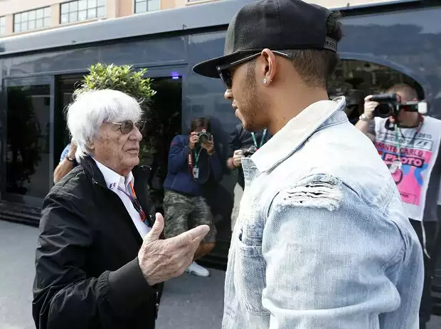 Bernie Ecclestone, Lewis Hamilton Titel-Bild zur News: Bernie Ecclestone, Lewis Hamilton