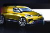 VW Caddy (2020): Neue Generation zeigt sich in ersten Skizzen