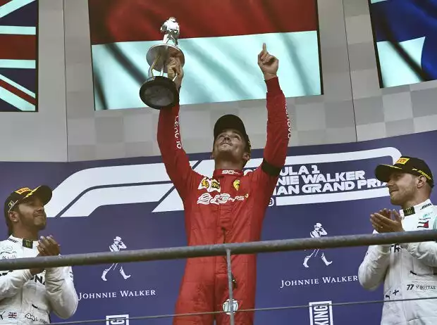 Charles Leclerc, Lewis Hamilton, Valtteri Bottas Titel-Bild zur News: Charles Leclerc, Lewis Hamilton, Valtteri Bottas