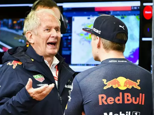 Titel-Bild zur News: Helmut Marko, Max Verstappen
