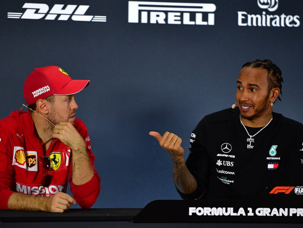 Sebastian Vettel, Lewis Hamilton