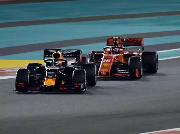 Max Verstappen, Charles Leclerc Titel-Bild zur News: Max Verstappen, Charles Leclerc