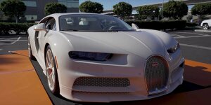 Bugatti Chiron-Besitzer zeigt sein Hermes Edition Einzelstück