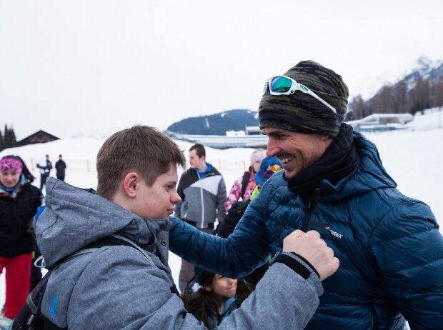 Titel-Bild zur News: Laureus: Wiffzack Skitag in Seefeld mit Felix Gottwald