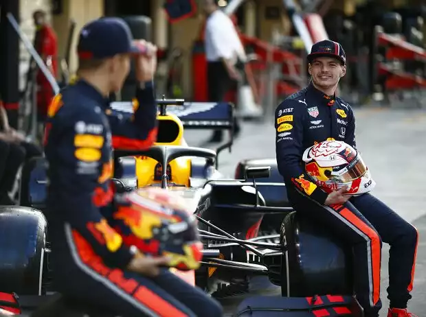Max Verstappen, Alexander Albon Titel-Bild zur News: Max Verstappen, Alexander Albon