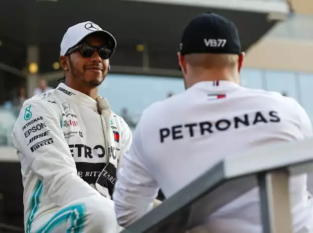 Titel-Bild zur News: Lewis Hamilton, Valtteri Bottas