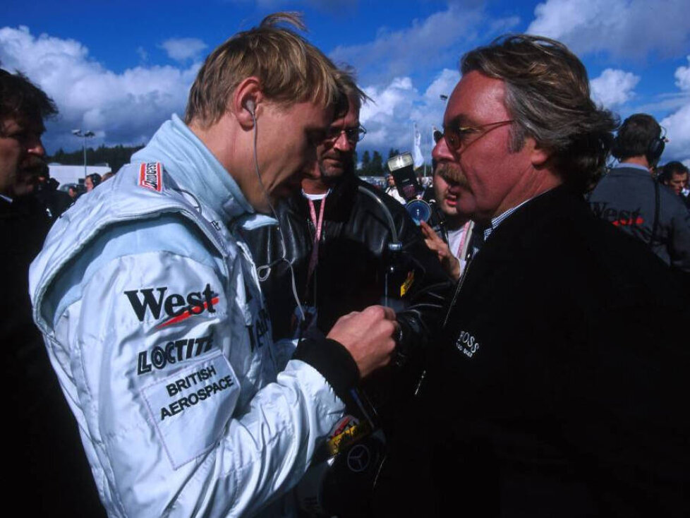 Mika Häkkinen, Keke Rosberg