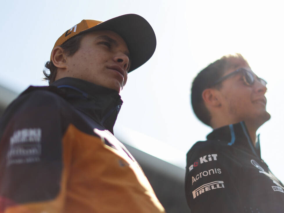 Lando Norris, George Russell