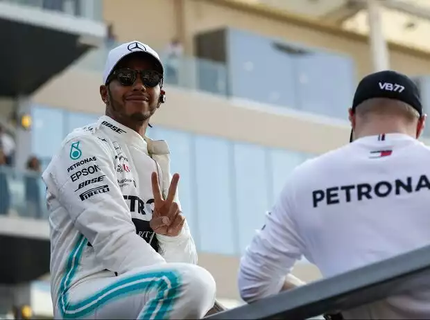 Titel-Bild zur News: Lewis Hamilton, Valtteri Bottas