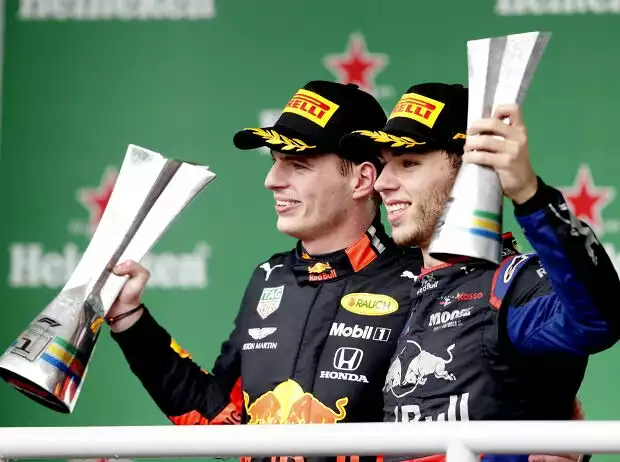 Max Verstappen, Pierre Gasly Titel-Bild zur News: Max Verstappen, Pierre Gasly