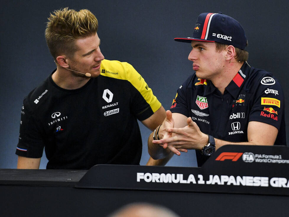 Nico Hülkenberg, Max Verstappen, Charles Leclerc