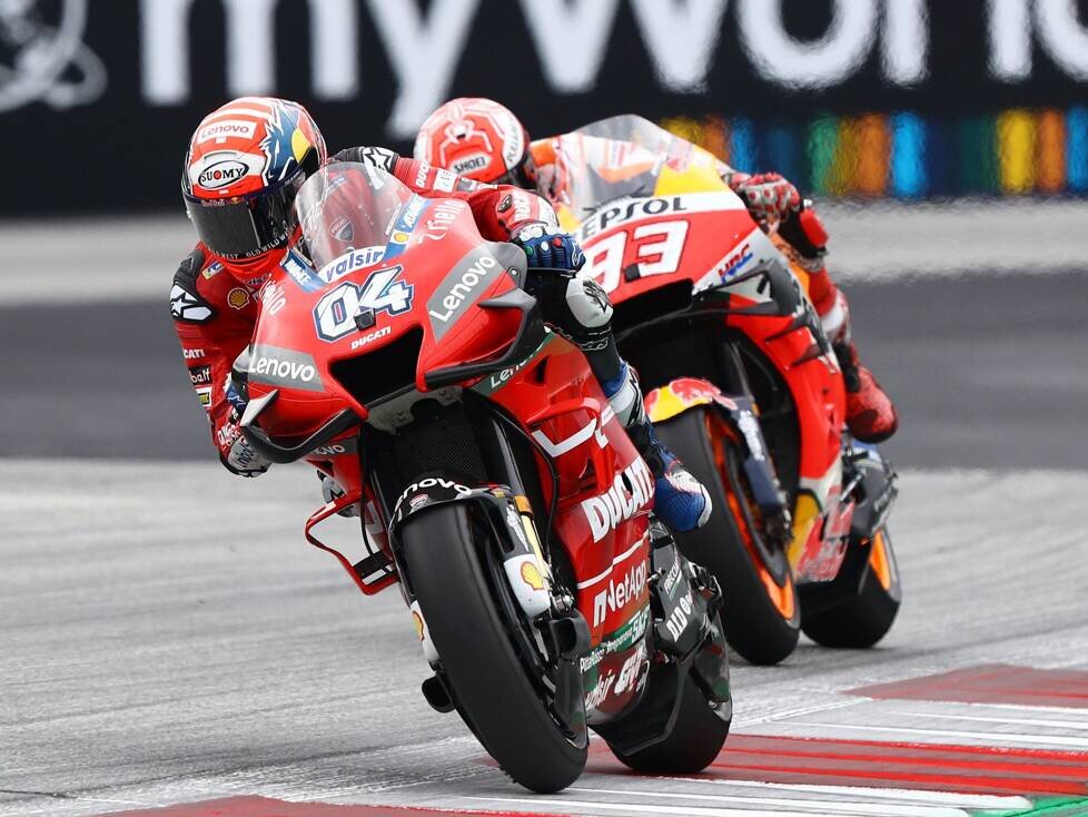 Andrea Dovizioso, Marc Marquez