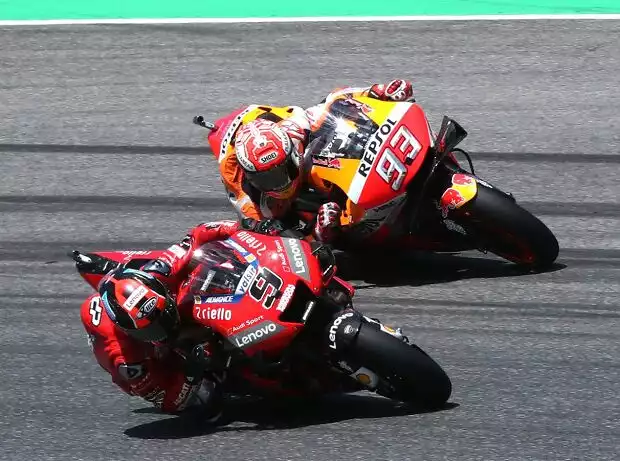 Danilo Petrucci, Marc Marquez Titel-Bild zur News: Danilo Petrucci, Marc Marquez