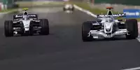 Alexander Wurz (Williams) und Nick Heidfeld (BMW-Sauber)
