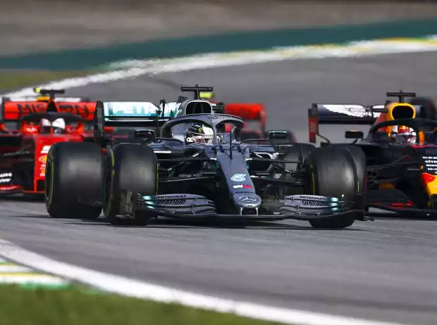 Lewis Hamilton, Max Verstappen, Sebastian Vettel Titel-Bild zur News: Lewis Hamilton, Max Verstappen, Sebastian Vettel
