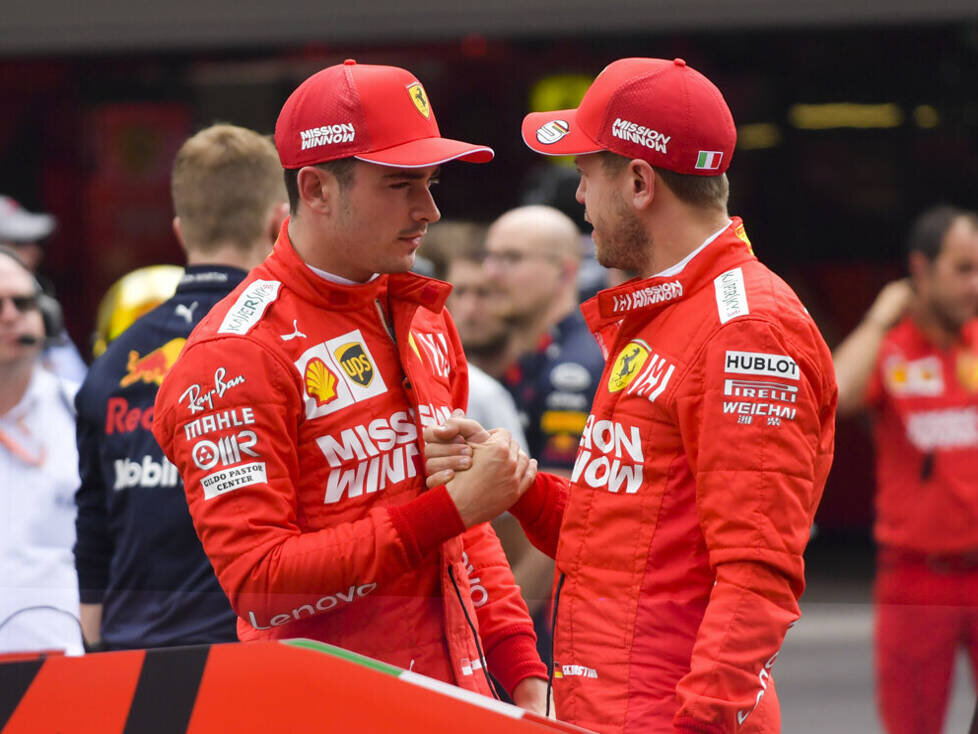 Charles Leclerc, Sebastian Vettel