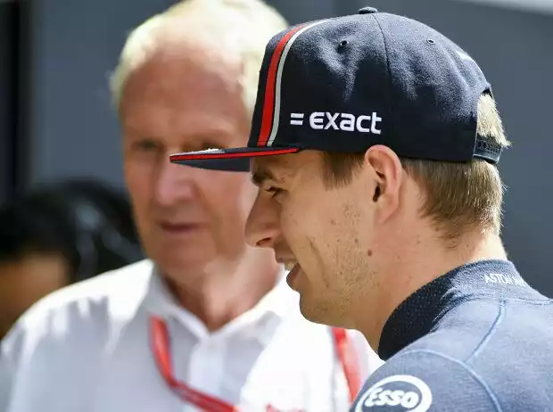 Max Verstappen, Helmut Marko Titel-Bild zur News: Max Verstappen, Helmut Marko