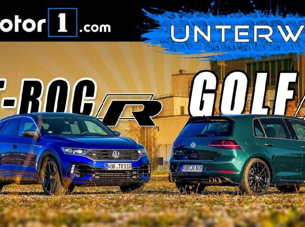 Titel-Bild zur News: VW T-Roc R und VW Golf R im Vergleichstest