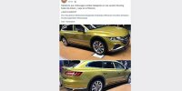 Bild zum Inhalt: VW Arteon Kombi als CC Travel Edition für China geleakt