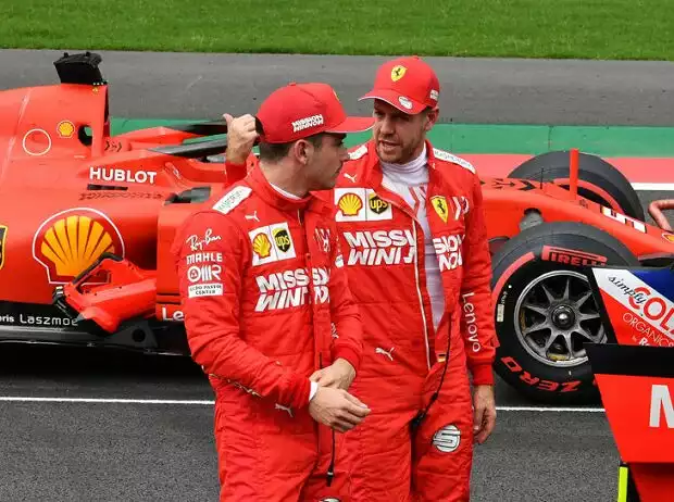 Sebastian Vettel, Charles Leclerc Titel-Bild zur News: Sebastian Vettel, Charles Leclerc