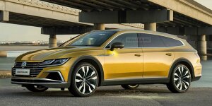 VW Arteon Kombi (2020) als Anti-SUV gerendert