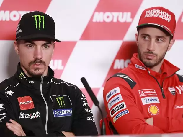 Maverick Vinales, Andrea Dovizioso Titel-Bild zur News: Maverick Vinales, Andrea Dovizioso