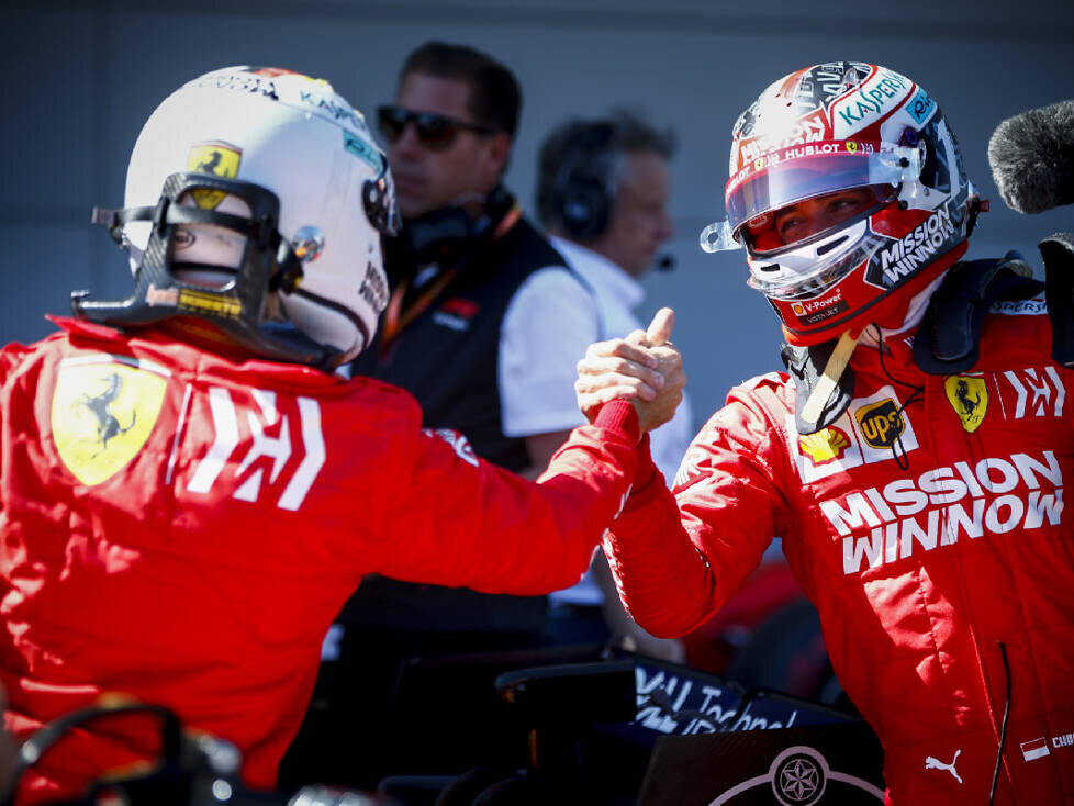 Charles Leclerc, Sebastian Vettel