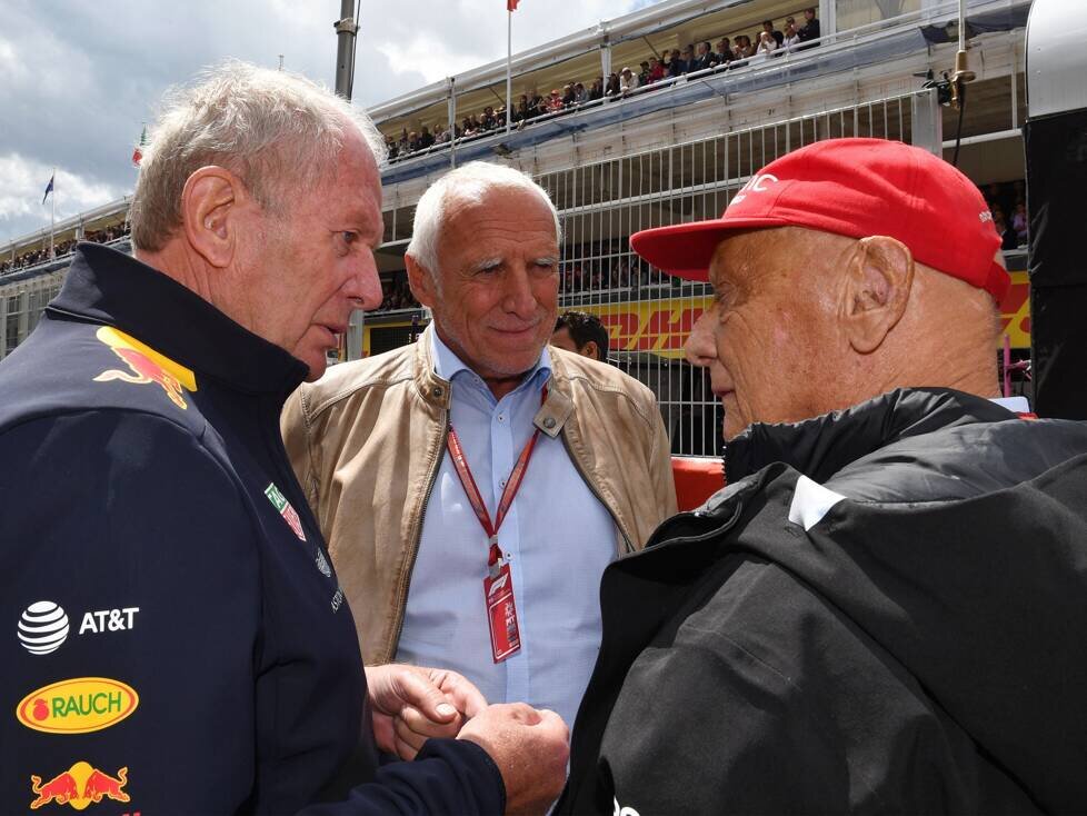 Helmut Marko, Dietrich Mateschitz, Niki Lauda