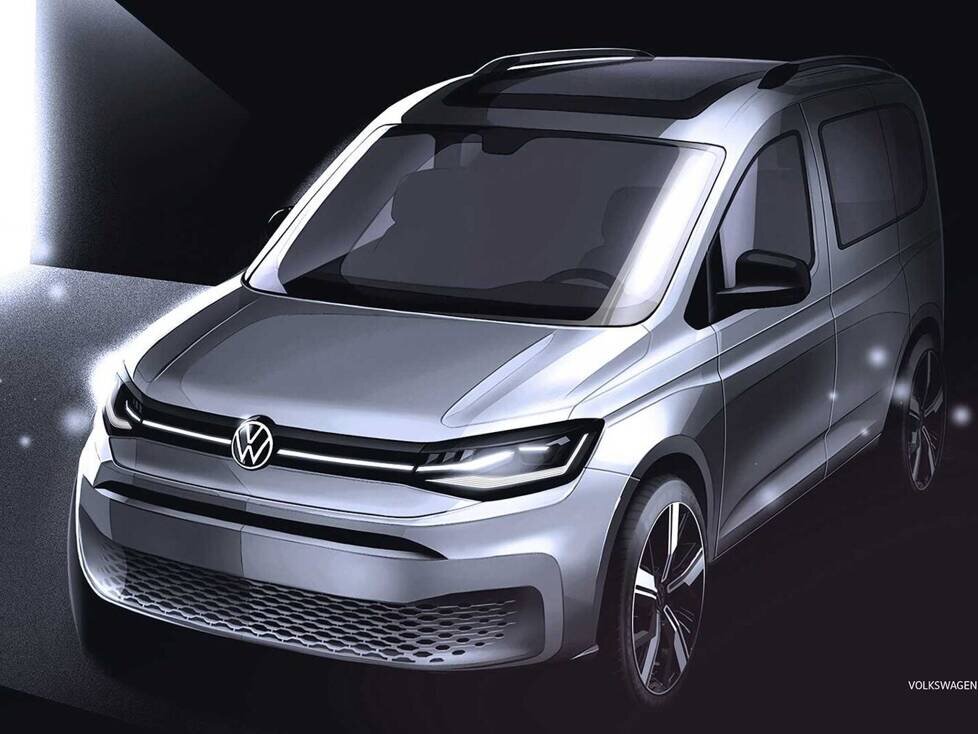 VW Caddy Sketch