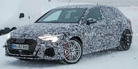 Bild zum Inhalt: Neuer Audi RS3 (2020) Erlkönigbilder zeigen A 45-Gegner bei Wintertests