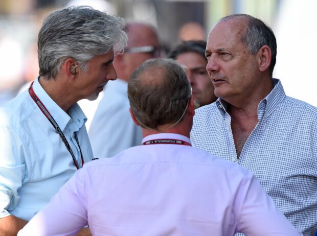 Damon Hill, Ron Dennis Damon Hill, Ron Dennis