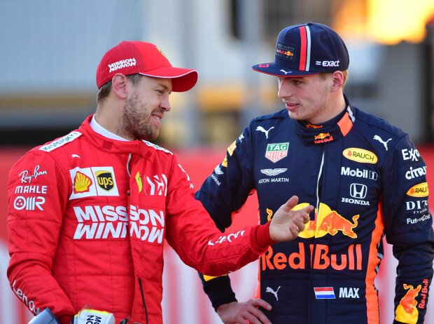 Sebastian Vettel, Max Verstappen