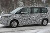 Bild zum Inhalt: Neuer VW T7 Multivan Erlkönig mit Serienkarosse erwischt