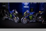 Die Yamahas von Maverick Vinales und  Valentino Rossi 