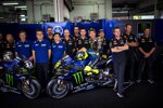 Valentino Rossi mit dem Team