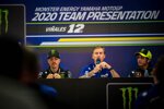 Maverick Vinales, Lin Jarvis und Valentino Rossi