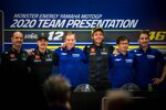 Massimo Meregalli, Maverick Vinales, Lin Jarvis, Valentino Rossi, Takahiro Sumi und Jorge Lorenzo