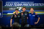 Maverick Vinales, Valentino Rossi und Jorge Lorenzo