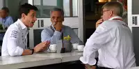 Ross Brawn, Toto Wolff, Chase Carey